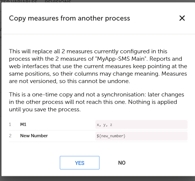 Confirm the copy
