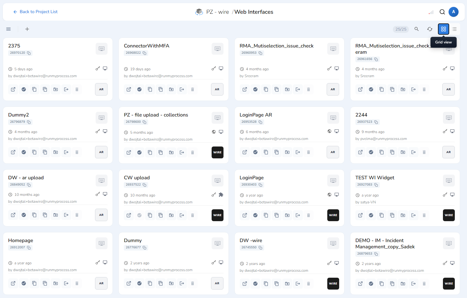 GridView
